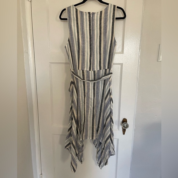 Sharagano linen high low dress - Picture 8 of 8